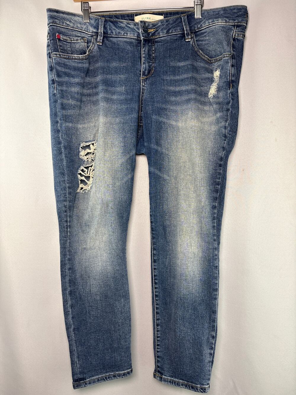 Women’s Slink Jeans Size 16 Light Wash Blue Jeans
